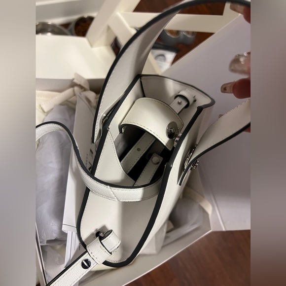 Dense Lente women's bag- leather hexagon bucket - Picture 9 of 10